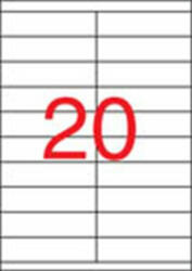 APLI Etikett, univerzális, 105x29 mm, APLI, 2000 etikett/csomag (LCA1299) (01299)