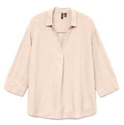 VERO MODA női blúz, 10310759, Len/Viszkóz, M INTL, Bézs (0000304951138_M)
