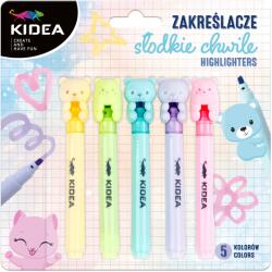 DERFORM 5 darabos Derform pasztellfilc készlet, 16x16 cm, imádnivaló figurákkal (DF-ZASC5KKA-05984)