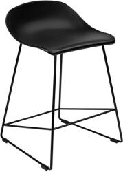 King Home ROLF Polipropilén Bárszék Fekete Modern PC-148A (KHM-PC-148A) - pepita
