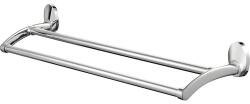 BISK Suport prosop baie Bisk Emotion, tip bară, 2 brațe, 61 cm, crom satinat (BIS03107)