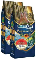 Happy&Fit Happy& Fit Professional Plus Kutyaeledel - Baromfi & Rizs - 2x18kg