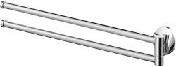 BISK Suport prosop baie Bisk Emotion, mobil, cu 2 brațe, 48 cm, crom satinat (BIS03109)