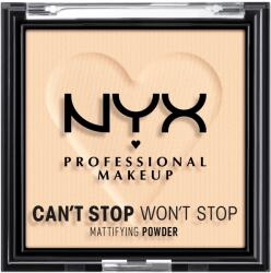 NYX Professional Makeup Can't Stop Won't Stop Mattifying Powder 01 Fair 6 g