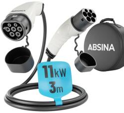  Absina 11kW, 16A, 3 fázisú, 3m elektromos autó töltőkábel (52-231-1004)