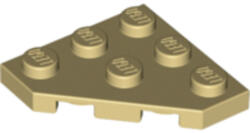 LEGO® Alkatrészek (Pick a Brick) Bézs 3X3 Lapos Sarokelem 4208072 (4208072)