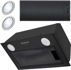 Berdsen Beépíthető páraelszívó, 380m3/óra, 3 fokozat, C energiaosztály, Fekete