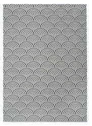 DYWAN Covor Premium Model DYWAN ARCO BLACK, Gri, Negru, Marime 200 x 300 cm, Tesatura Plata, Poliester, Bumbac, Antiderapant, Antialergic, Living, Dormitor, Sufragerie, Birou (DYWAN ARCO BLACK 200X300) Covor