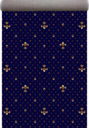 LOTOS Traversa Bisericeasca Lotos 578-810, Latime 2m, Marime 200 x 900 cm, Albastru, Inaltime Fir 9 mm, Festonata Surfilata Tivita, Antialergica, Polipropilena, Manastire, Biserica, Altar, Naos, Pronaos Covor