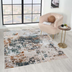  Modern szőnyeg Mykonos 6984 (Cream-Beige) 160x230cm Bézs-Zöld-Arany