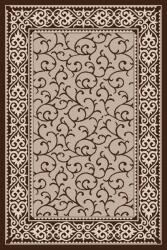 Natura Covor Tip Iuta, Natura 1918-19, Marime 140 x 200 cm, Crem, Maro, Antialergic, Polipropilena, Living, Dormitor, Sufragerie, Birou Covor