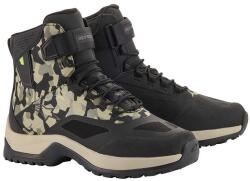 Alpinestars CR-6 DRYSTAR Cipő, fekete/ zöld terepszín/ bézs, mérete 42 (M130-329-42)