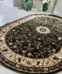 LOTOS Covor Oval Lotos 523-310, Marime 150 x 230 cm, Verde, Inaltime Fir 8 mm, Antialergic, Polipropilena, Living, Dormitor, Sufragerie, Birou Covor