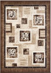 Luna Covor Luna 1835-12, Marime 160 x 230 cm, Crem, Maro, Inaltime Fir 6 mm, Antialergic, Polipropilena, Living, Dormitor, Sufragerie, Birou Covor