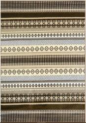 Cappuccino Covor Cappuccino 16035-12, Marime 160 x 230 cm, Crem, Bej, Maro, Inaltime Fir 7 mm, Antialergic, Polipropilena, Living, Dormitor, Sufragerie, Birou Covor