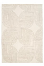 DYWAN Covor Premium Handmade, India, Model DYWAN ORNATE BEIGE, Crem, Marime 200 x 300 cm, Lana, Lucrat Manual, Living, Dormitor, Sufragerie, Birou (DYWAN ORNATE BEIGE 200X300) Covor