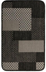 FLEX Covor Bucatarie Tip Iuta, Model Flex 19645-80, Marime 133 x 195 cm, Gri, Antiderapant, Antialergic, Polipropilena, Living, Dormitor, Sufragerie, Birou (COVOR FLEX 19645/80 1.33x1.95) Covor