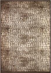 Luna Covor Luna 1842-12, Marime 200 x 300 cm, Maro, Inaltime Fir 6 mm, Antialergic, Polipropilena, Living, Dormitor, Sufragerie, Birou Covor