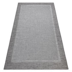 My carpet company kft My Carpet Company Fonott Sizal Boho 46201575 Keret Szürke 120x170 cm Szőnyeg