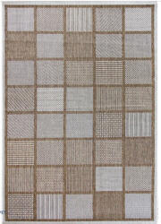 Jeans Covor Tip Iuta Model Jeans 19243-10, Marime 160 x 230 cm, Bej, Inaltime Fir Tesatura plata, Antialergic, Polipropilena, Bucatarie, Hol, Balcon Covor