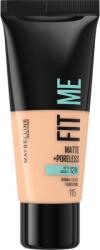 Maybelline New York Fit Me! Matte + Poreless alapozó 115 Ivory, 30 ml
