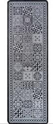 FLEX Covor Flex 19632-80, Marime 75 x 200 cm, Gri, Inaltime Fir Tesatura plata, Antialergic, Polipropilena, Bucatarie Covor