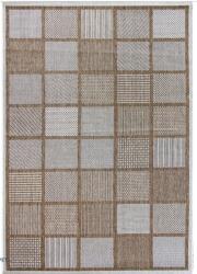 Jeans Covor Tip Iuta Jeans 19243-10, Marime 80 x 200 cm, Bej, Tesatura plata, Antialergic, Polipropilena, Bucatarie, Hol, Balcon Covor