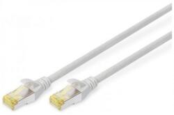 Safer Patchcord S/FTP Cat 6A, 0.5M , Gri, SFTP6A-0.5M, SAFER (SFTP6A-0.5M)
