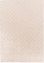 LOP Covor Premium Belgian LOP Grofat 050, Marime 80 x 150 cm, Crem, Inaltime Fir 23 mm, Antiderapant, Antialergic, Poliester, Living, Dormitor, Sufragerie, Birou Covor