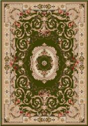 LOTOS Covor Lotos 15002-310, Marime 100 x 200 cm, Verde, Crem, Inaltime Fir 9 mm, Antialergic, Polipropilena, Living, Dormitor, Sufragerie, Birou Covor