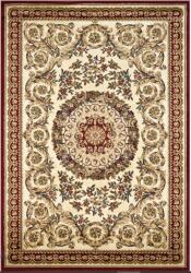 LOTOS Covor Lotos 539-120, Marime 150 x 230 cm, Crem, Rosu, Inaltime Fir 8 mm, Antialergic, Polipropilena, Living, Dormitor, Sufragerie, Birou Covor
