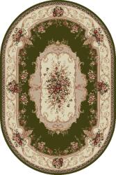 LOTOS Covor Oval Lotos 507-301, Marime 150 x 230 cm, Verde, Inaltime Fir 8 mm, Antialergic, Polipropilena, Living, Dormitor, Sufragerie, Birou Covor