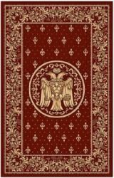 LOTOS Covor Bisericesc Lotos 15032-210, Imprimeu cu Vultur Bicefal, Marime 200 x 300 cm, Grena, Rosu, Inaltime Fir 8 mm, Antialergic, Polipropilena, Manastire, Biserica, Altar, Naos, Pronaos, Capela Covor