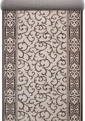 Natura Traversa Natura 1918-19, Tip Iuta, Tesatura Plata, Latime 1.2m, Marime 120 x 700 cm, Crem, Maro, Festonata Surfilata Tivita, Antialergica, Polipropilena, Bucatarie, Sufragerie, Terasa Covor