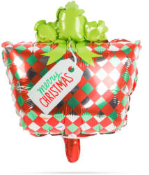  Karácsonyi Lufi - Ajándékcsomag - Alumínium - 30x18cm (58270D)