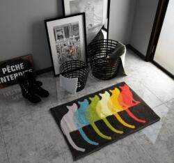 Kolibri Covor Camera Copii Pisici 11096-180, Marime 40 x 60 cm, Multicolor, Inaltime Fir 9 mm, Antialergic, Polipropilena, Gradinita, Cresa, Loc de Joaca Covor