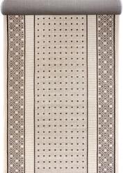 Natura Traversa Natura 903-19, Tip Iuta, Tesatura Plata, Latime 0.6m, Marime 60 x 600 cm, Crem, Festonata Surfilata Tivita, Antialergica, Polipropilena, Bucatarie, Sufragerie, Terasa, Hol Covor