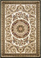 LOTOS Covor Lotos 539-130, Marime 150 x 230 cm, Crem, Verde, Inaltime Fir 8 mm, Antialergic, Polipropilena, Living, Dormitor, Sufragerie, Birou Covor