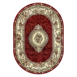 LOTOS Covor Oval Lotos 571-210, Marime 100 x 200 cm, Rosu, Inaltime Fir 8 mm, Antialergic, Polipropilena, Living, Dormitor, Sufragerie, Birou Covor