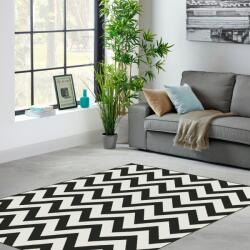 Dream Covor Model Black White 18001-900, Marime 160 x 230 cm, Alb, Negru, Inaltime Fir 8 mm, Antialergic, Polipropilena, Living, Dormitor, Sufragerie, Birou (COVOR DREAM 18001/900 1.6x2.3) Covor