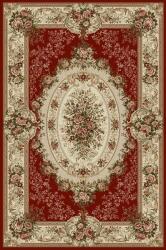 LOTOS Covor Lotos 1529-210, Marime 200 x 300 cm, Grena, Rosu, Inaltime Fir 8 mm, Antialergic, Polipropilena, Living, Dormitor, Sufragerie, Birou Covor