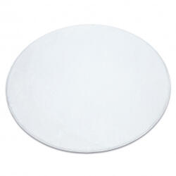 My carpet company kft My Carpet Company Modern, Mosható Posh Kör Shaggy, Plüss, Vastag, Csúszásgátló, Elefántcsont Kör 80 cm Szőnyeg