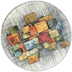 Ber Porte 2116 Többszínű 120x120 cm Szőnyeg