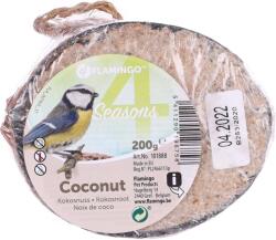 Flamingo Coji de nucă de cocos umplute cu hrană pentru păsări Flamingo 1 buc