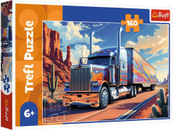 Trefl Teherautó az úton 160db-os puzzle - Trefl (15413) - jatekshop