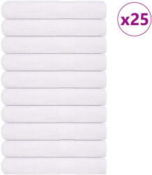 vidaXL Кърпи FROGN 25 бр. Бели 100x200 см 360 г/м2 (136668)