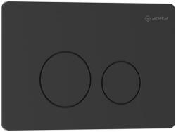 MOFÉM EVO 20 wc nyomólap, matt fekete 73501280N (73501280N)