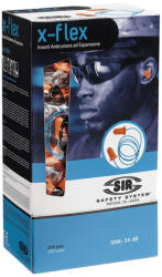 Sir Safety System X-Flex füldugó zsinórral (200pár/cs. )