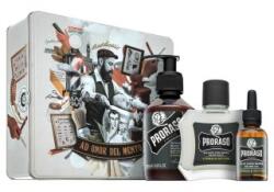 Proraso Cypress And Vetiver подаръчен комплект Metal Box Beard Care 200 ml + 100 ml + 30 ml