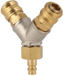 Airpress Разпределител тип y 1/2" с бързи връзки и euro конектор 4303047 (4303047)